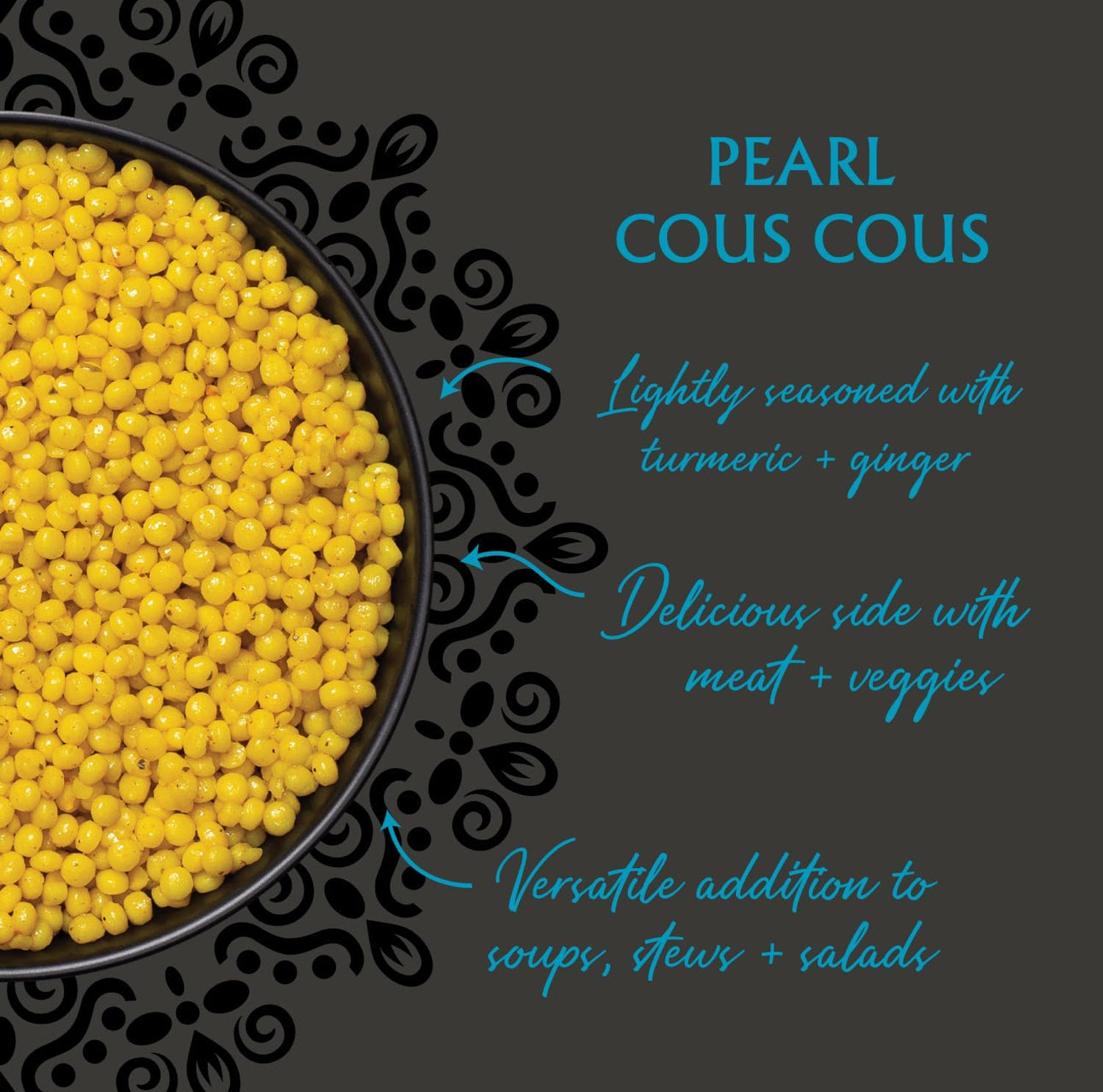 Mina Saffron Rice, Festive Rice, Pearl Couscous, Variety Pack - Pack of 6 - Ready to Eat, Microwavable, Couscous Pearls, Side Dishes, Vegan Protein, Non-GMO, Kosher