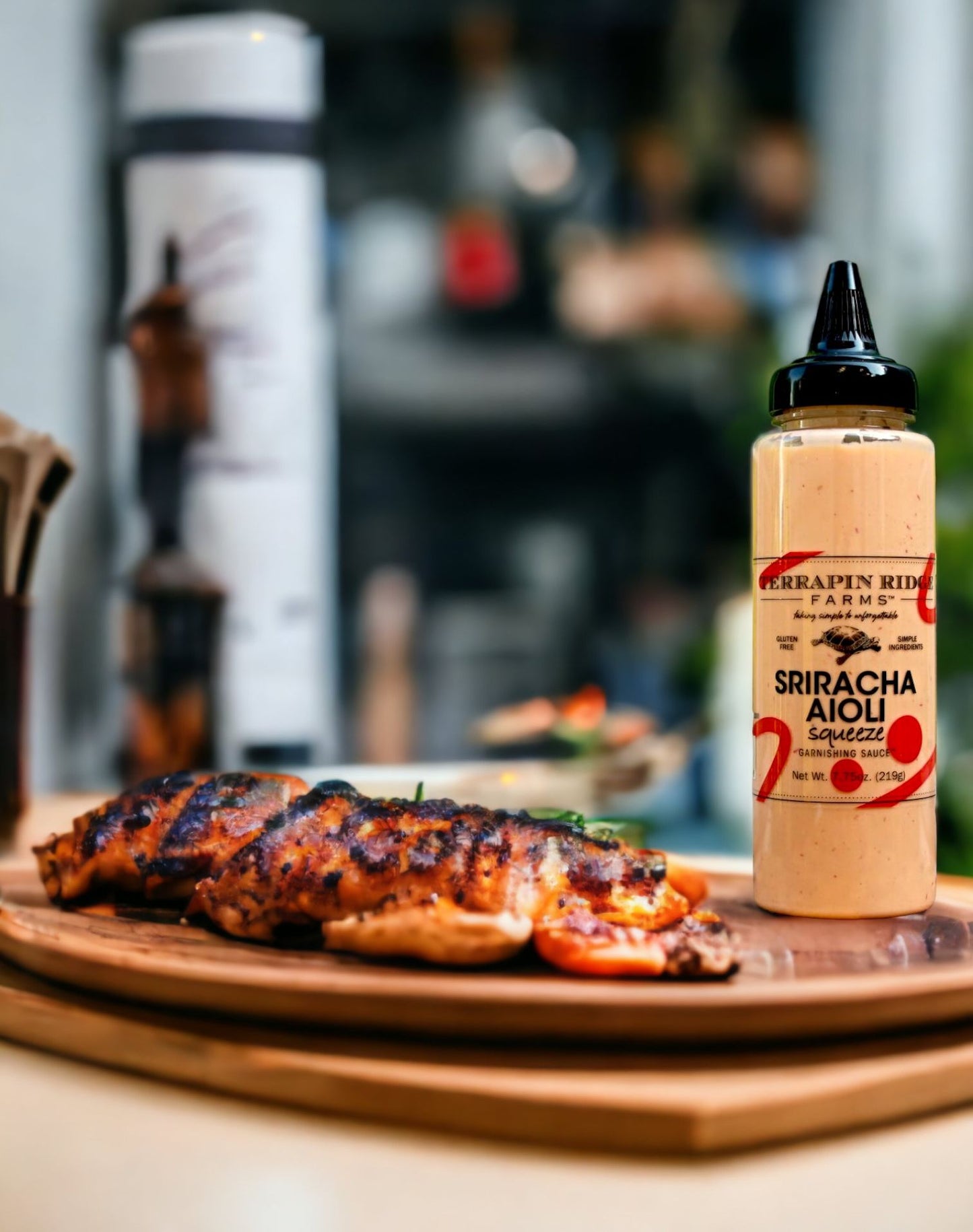 Terrapin Ridge Farms Gourmet Spicy Chipotle Garnishing Sauce - Three 8.5 oz Bottles - Pack of 3 Squeeze Bottles