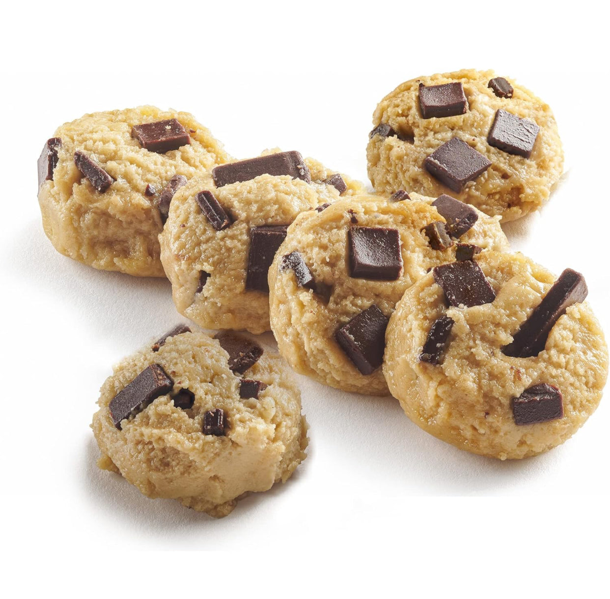 David's Cookies Preformed Frozen Cookie Dough Chocolate Chunk - includes 80