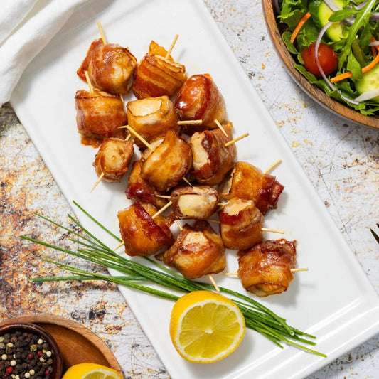 Bacon Wrapped Wagyu Skewers - includes 24
