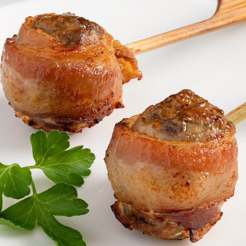 Bacon Wrapped Wagyu Skewers - includes 24