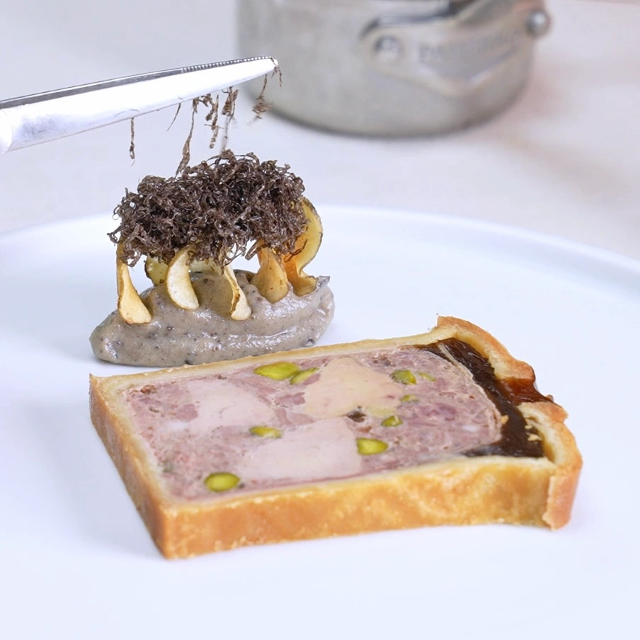 Cocktail Pâté en Croûte with Black Truffle and Pistachios