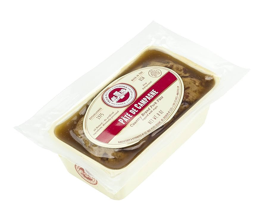 Country Pate | Pate de Campagne by Les Trois Petits Cochons, 8 oz - Pack of 2
