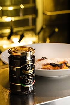 La Rustichella - Black Truffle Patè, 9.88 oz - 100% Made in Italy | Vegan, Gluten-Free, Cholesterol-Free