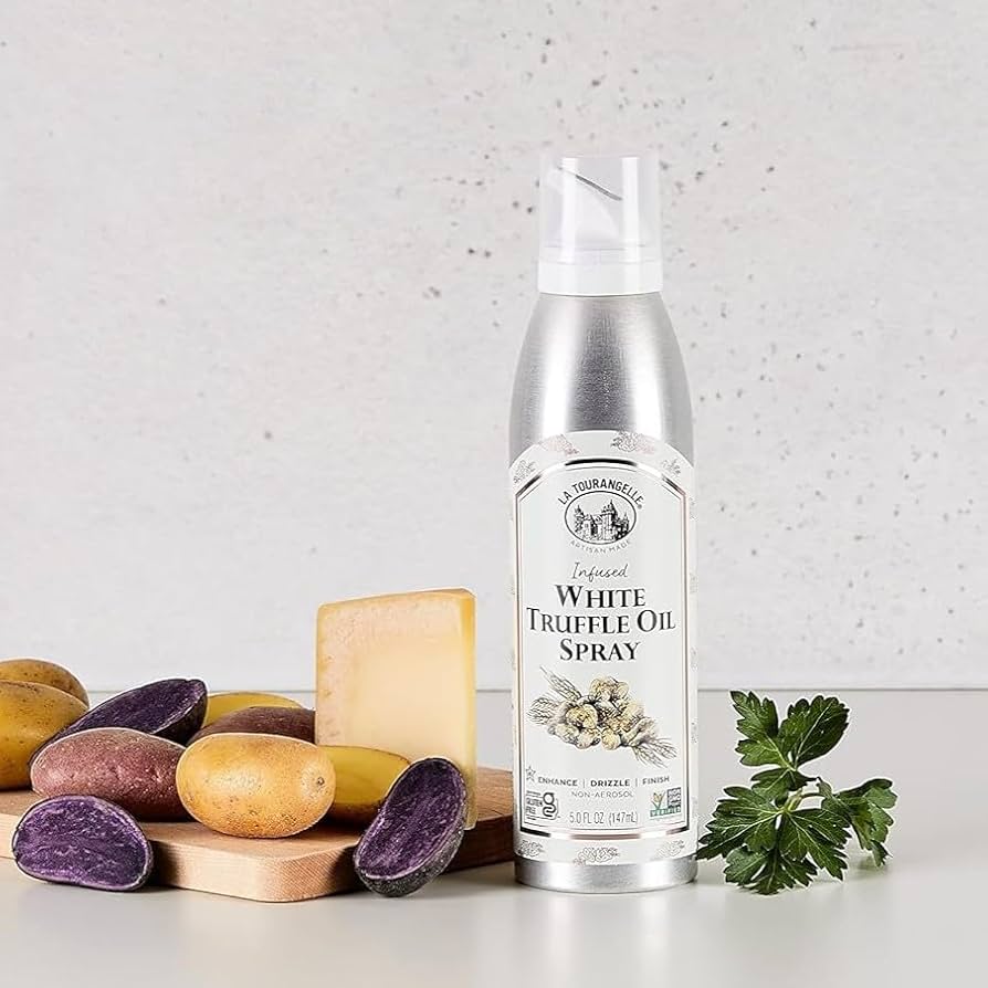La Tourangelle White Truffle Cooking Spray, Complex Gourmet Earthy Flavor for Spraying