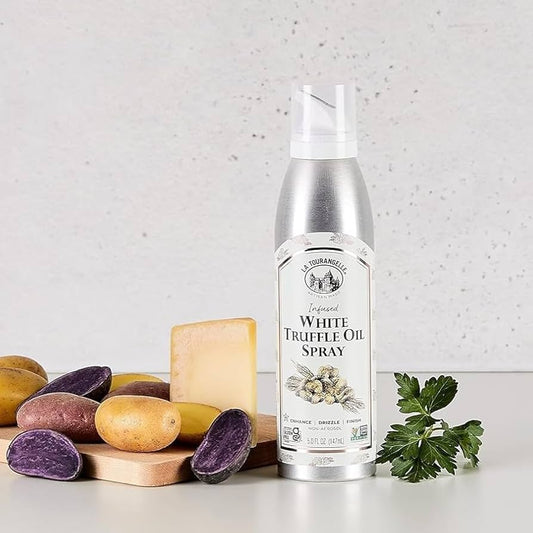 La Tourangelle White Truffle Cooking Spray, Complex Gourmet Earthy Flavor for Spraying