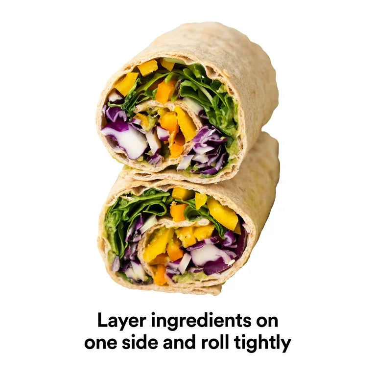 Atoria's Family Bakery Whole Grain & Flax Lavash Flatbread, Lavash Wraps | Fresh Baked, All Natural, GMO Free, and No Artificial Preservatives or Flavors, 5 Sheets - Pack of 10