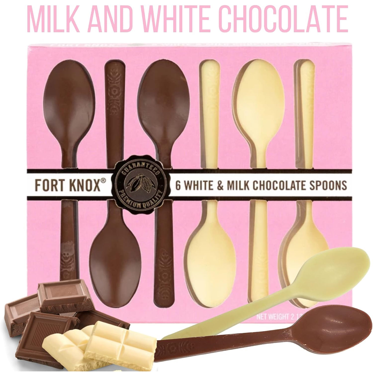 Ultimate Chocolate Stirring Spoon Assortment with Milk, Dark, and White Chocolates, Edible Spoons for Hot Cocoa and Gourmet Gift Basket Stuffers, Pack of 3 - 18 Spoons