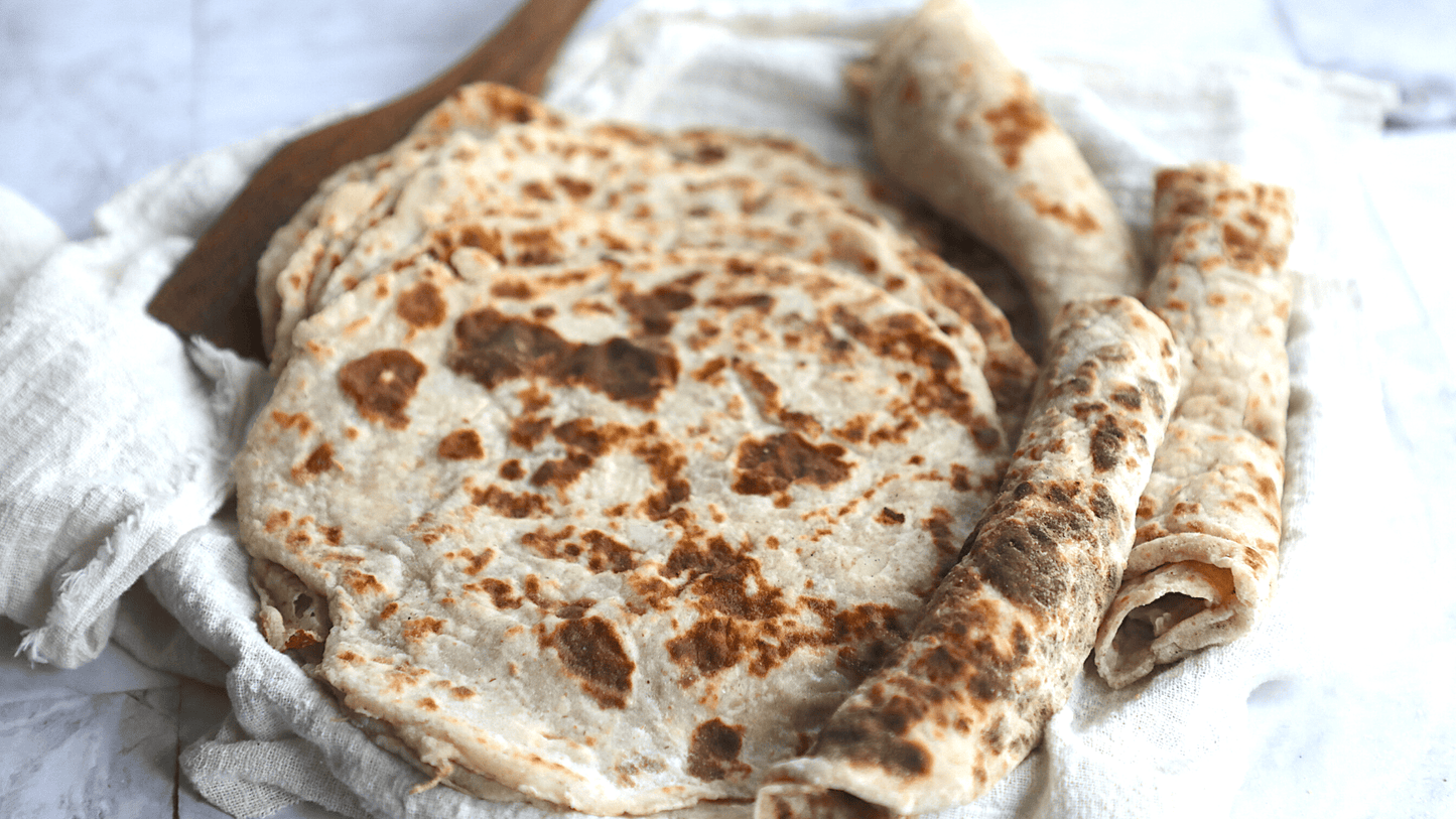 Reale Spelt Norwegian Lomper Potato Flatbread Tortillas - includes 8