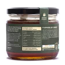 Two Brothers Organic Farms Indian Berry Honey, Raw Mono-Floral Unfiltered, 350g