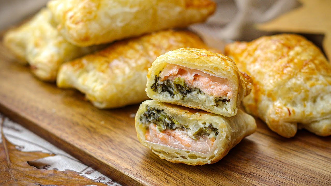 Mini Wellingtons Variety Collection - Chicken, Salmon, Spinach & Cheese - includes 12