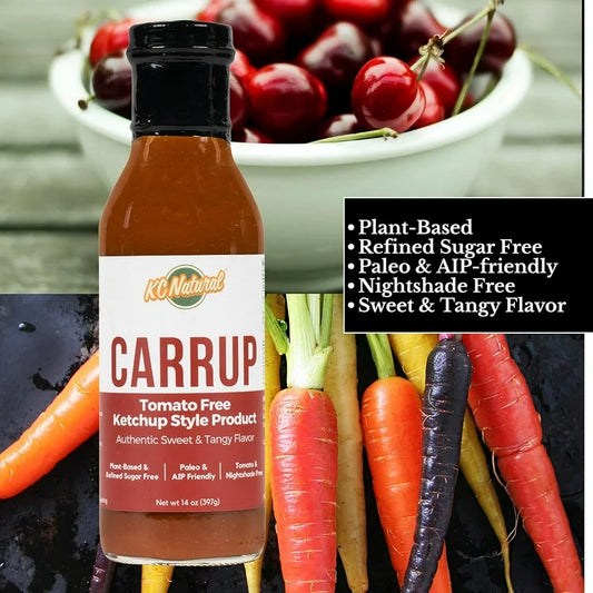 KC Natural - Carrup - No Tomato Ketchup - Paleo AIP Friendly - 14 oz - Pack of 2