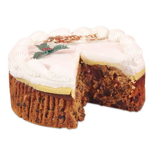 Norfolk Manor English Marzipan Top Iced Christmas Pudding Cake Imported from England - 32 oz