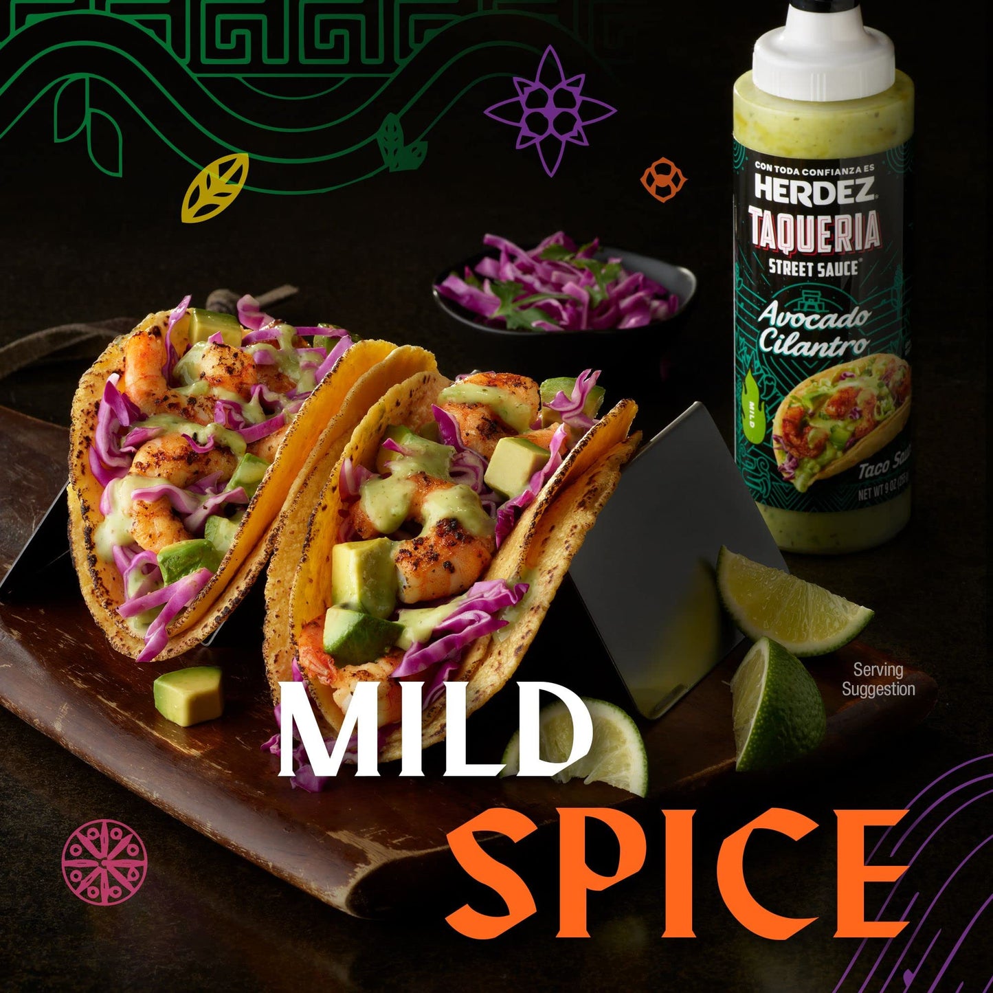 HERDEZ TAQUERIA STREET SAUCE Variety - Habanero, Verde, Roja, Chipotle - Pack of 4