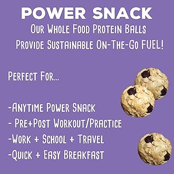 simplyFUEL Chocolate Protein Ball Variety Pack - Whole Food Balls with Probiotics - 8g Protein Snack - Gluten Free Energy Balls - Pack of 3