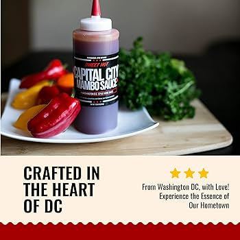 Capital City Mambo Sauce - Variety 2 Pack - Sweet Hot & Mild