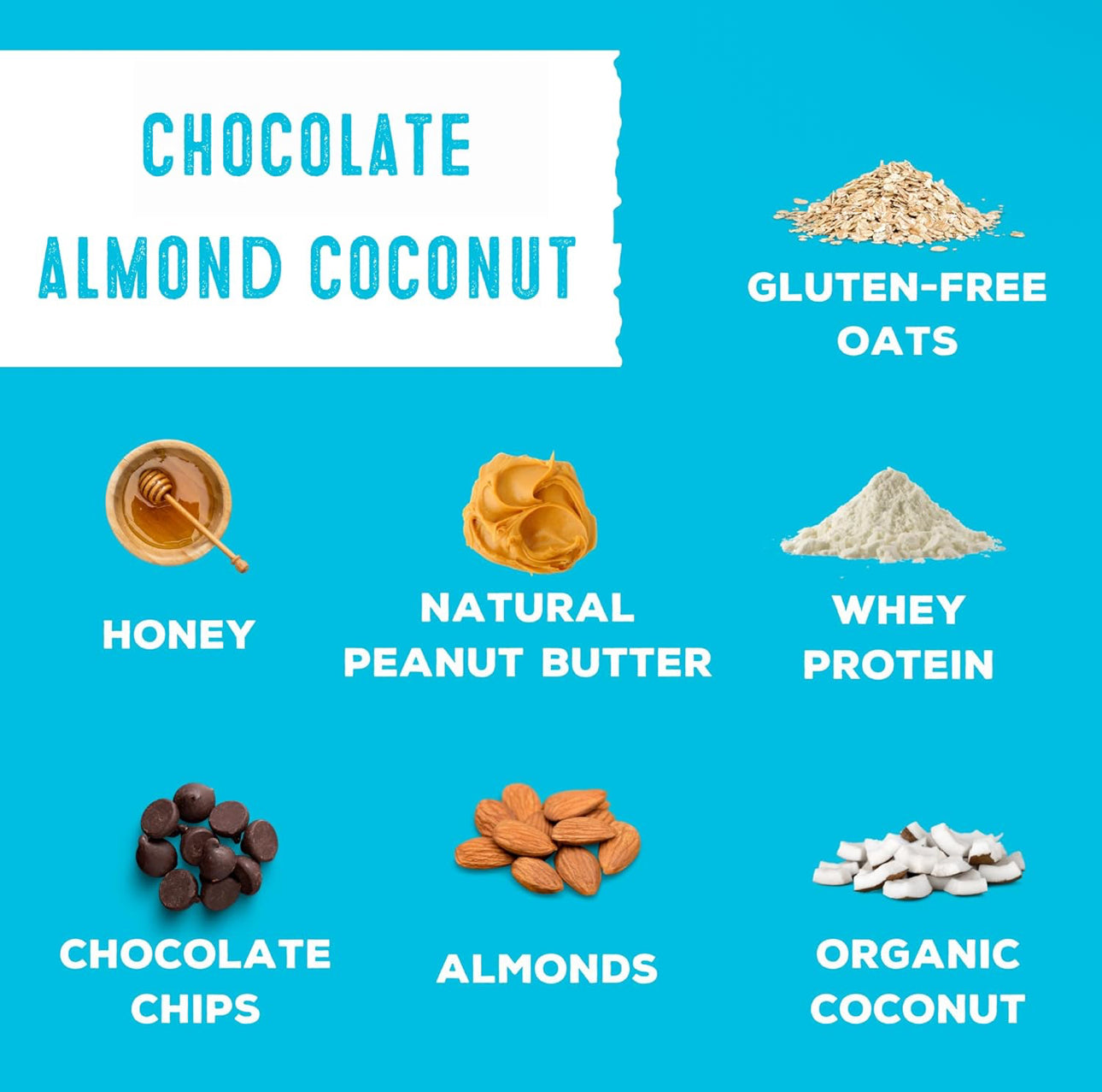 simplyFUEL Chocolate Almond Coconut Protein Ball - Whole Food Balls with Probiotics - 8g Protein Snack - Gluten Free Energy Balls - Pack of 3