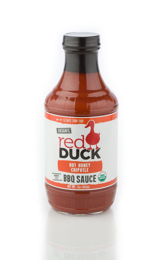 Red Duck Hot Honey Chipotle Organic BBQ Sauce - Gluten Free
