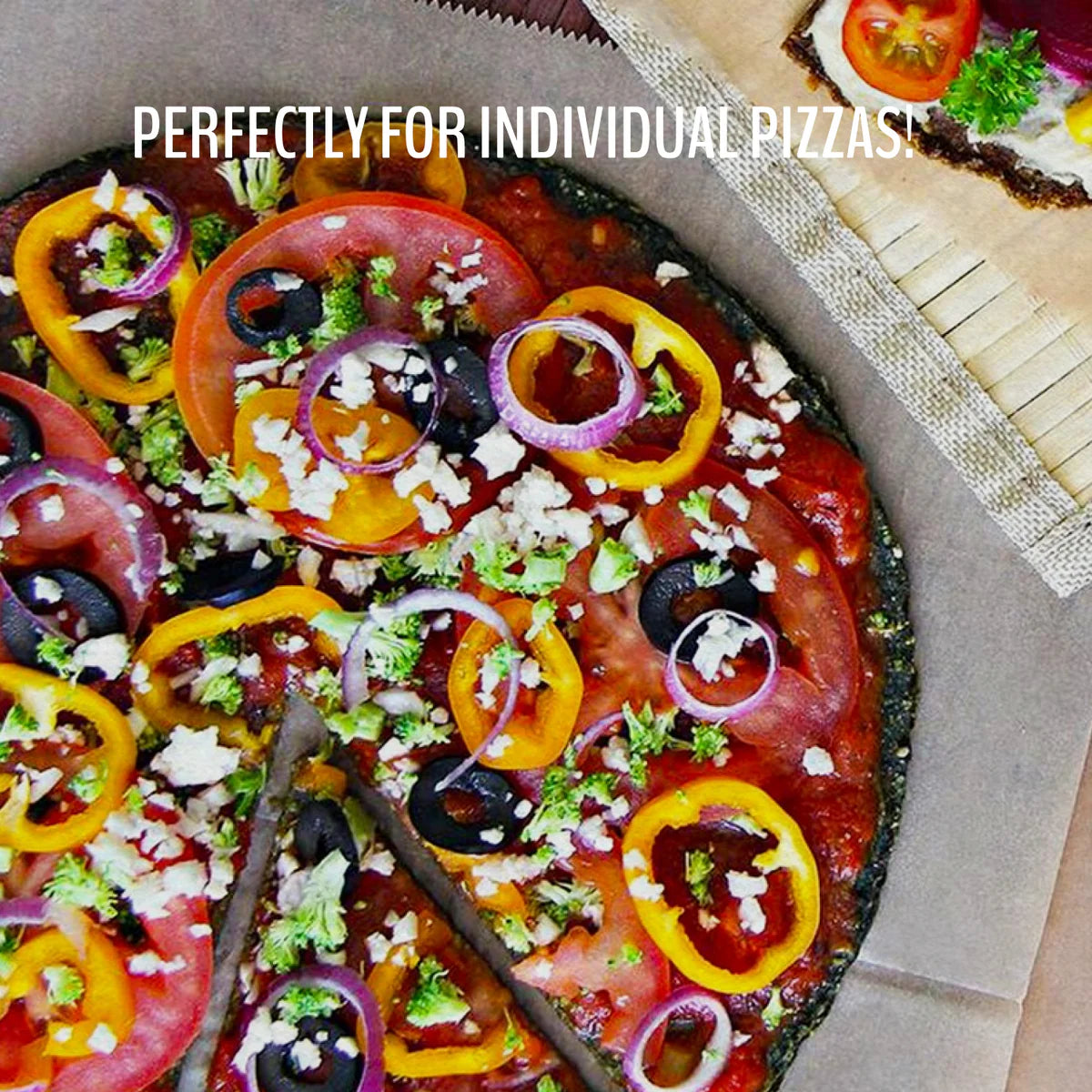 Wrawp Variety Pizza Crust - Spirulina| Organic - Pack of 3 - Organic, Paleo, Gluten Free