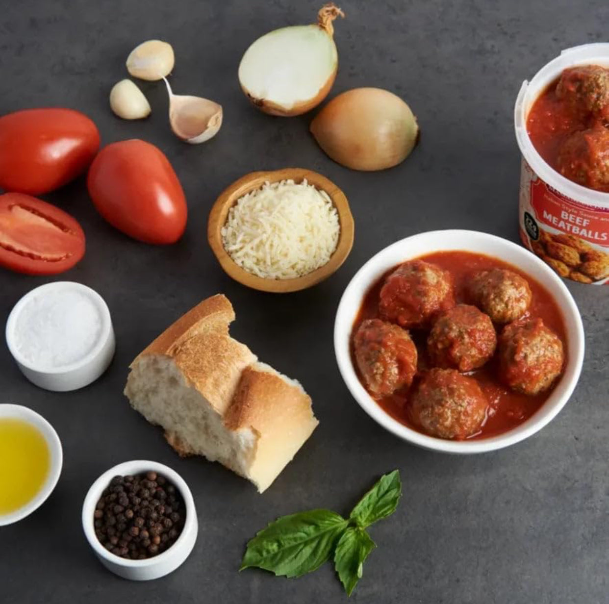 Mama Mancini's Beef Meatballs in Italian Style Sauce  -10 oz Cup - Pack of 8