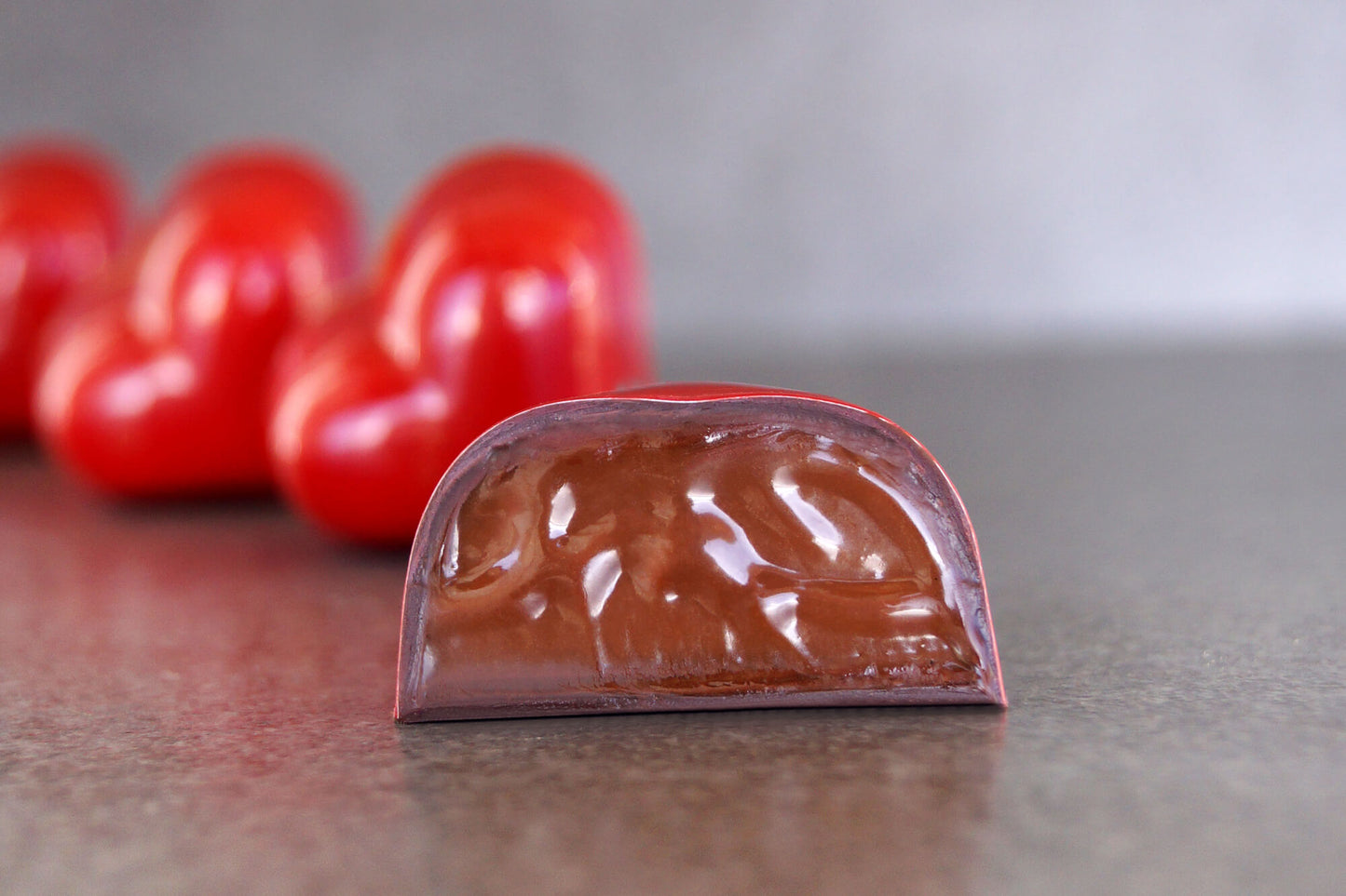 ABTEY Dark Chocolate filled with Marc de Champagne Ganache