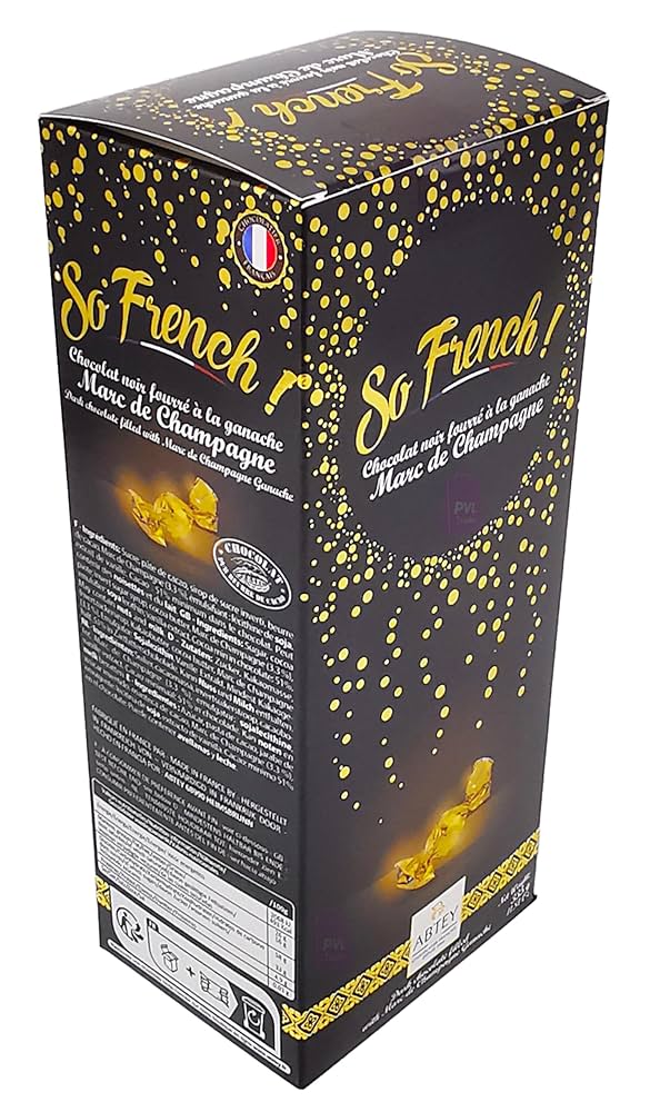 ABTEY Dark Chocolate filled with Marc de Champagne Ganache