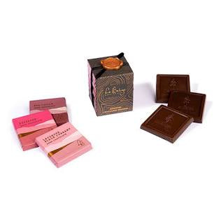 Le Belge’s Authentic Gourmet Belgian Chocolate, Wine Pairing Assorted Chocolate Gift Stack - Pairs with Cabernet Sauvignon