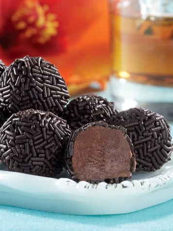 Authentic German Chocolate Rum Balls, includes 28