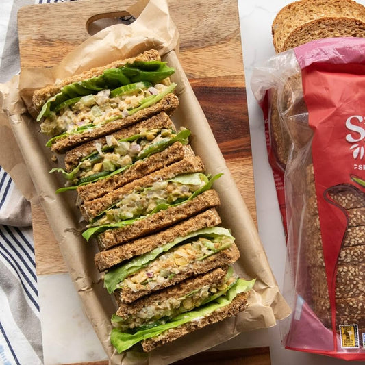 Silver Hills Squirrelly Bread, Low Fat Bread, Made with Organic Sprouted Grains, Non-GMO - Pack of 4