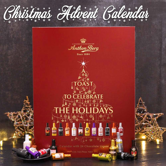 Anthon Berg Adult Advent Calendar With Liquor Chocolate Bottles