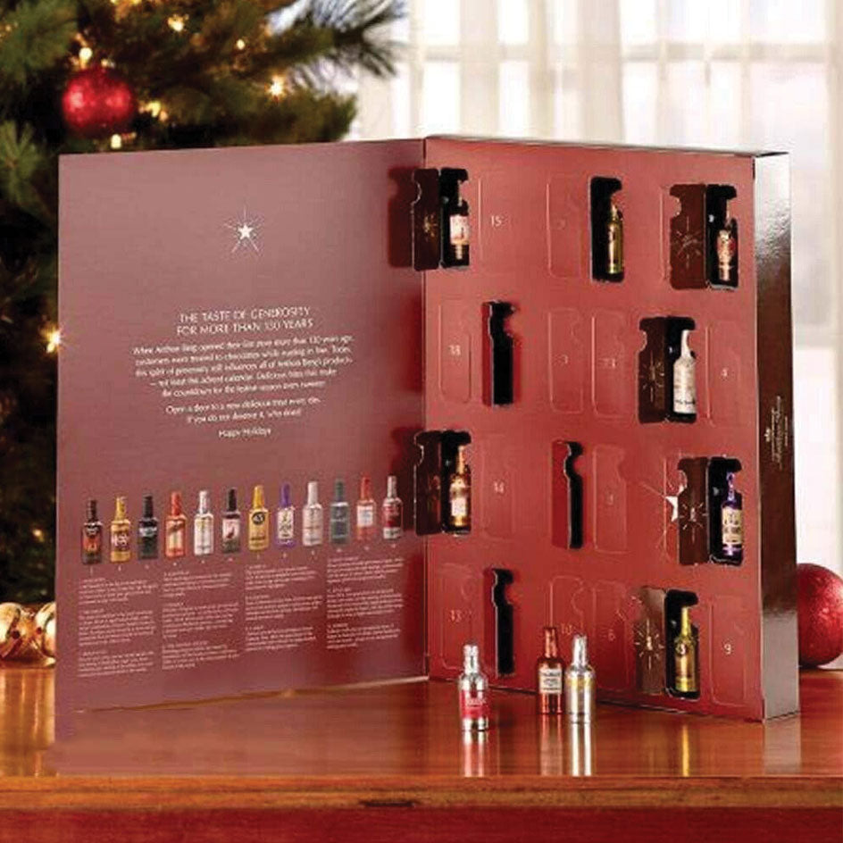 Anthon Berg Adult Advent Calendar With Liquor Chocolate Bottles