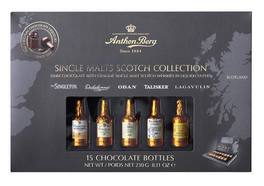 Anthon Berg Single Malt Scotch-Filled Chocolate Bottles