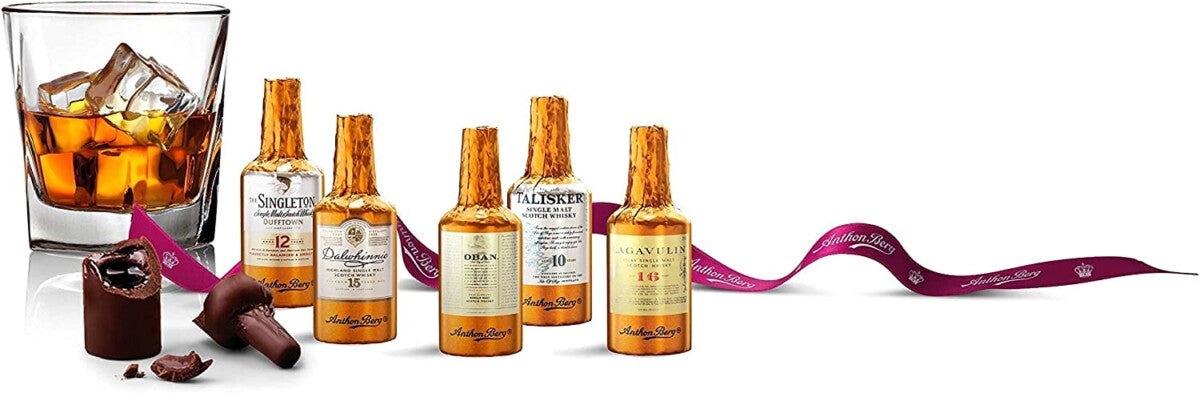 Anthon Berg Single Malt Scotch-Filled Chocolate Bottles