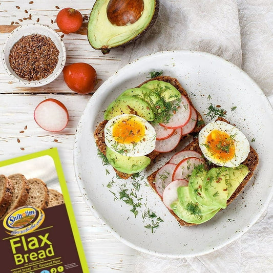 Shibolim FlaxSeed Bread - Pack of 2 - Keto Friendly, Vegan