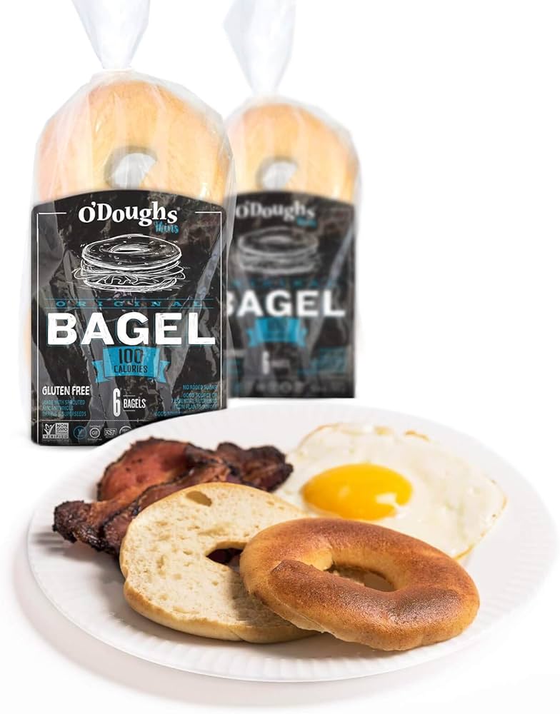 O’Doughs Original Bagels - Gluten Free - Pack of 3