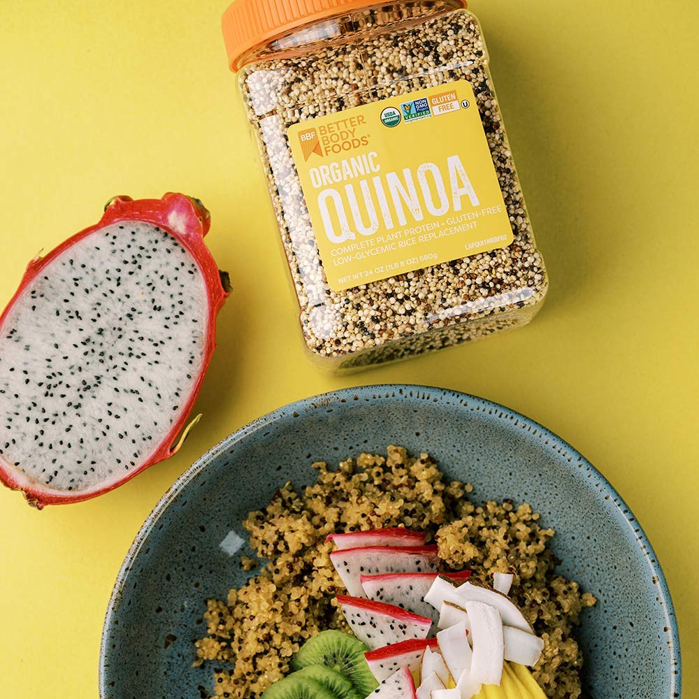 BetterBody Foods Organic Quinoa - 3 lb -Pack of 2