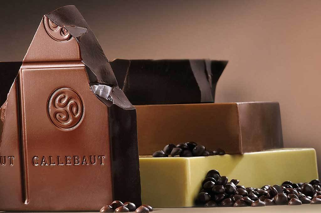 Callebaut Finest Belgian Semisweet Chocolate Blocks - Approximately 1 lb per Block - 2 Blocks