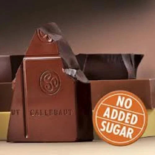 Callebaut Finest Belgian Milk Chocolate Blocks - Approximately 1 lb per Block - 2 Blocks