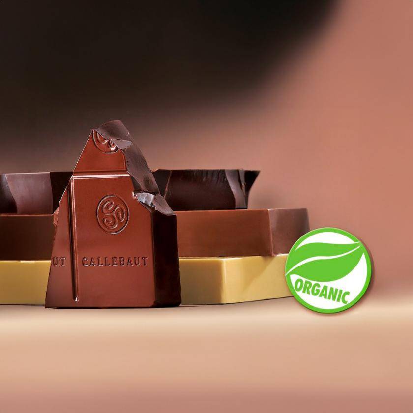 Callebaut Finest Belgian Milk Chocolate Blocks - Approximately 1 lb per Block - 2 Blocks