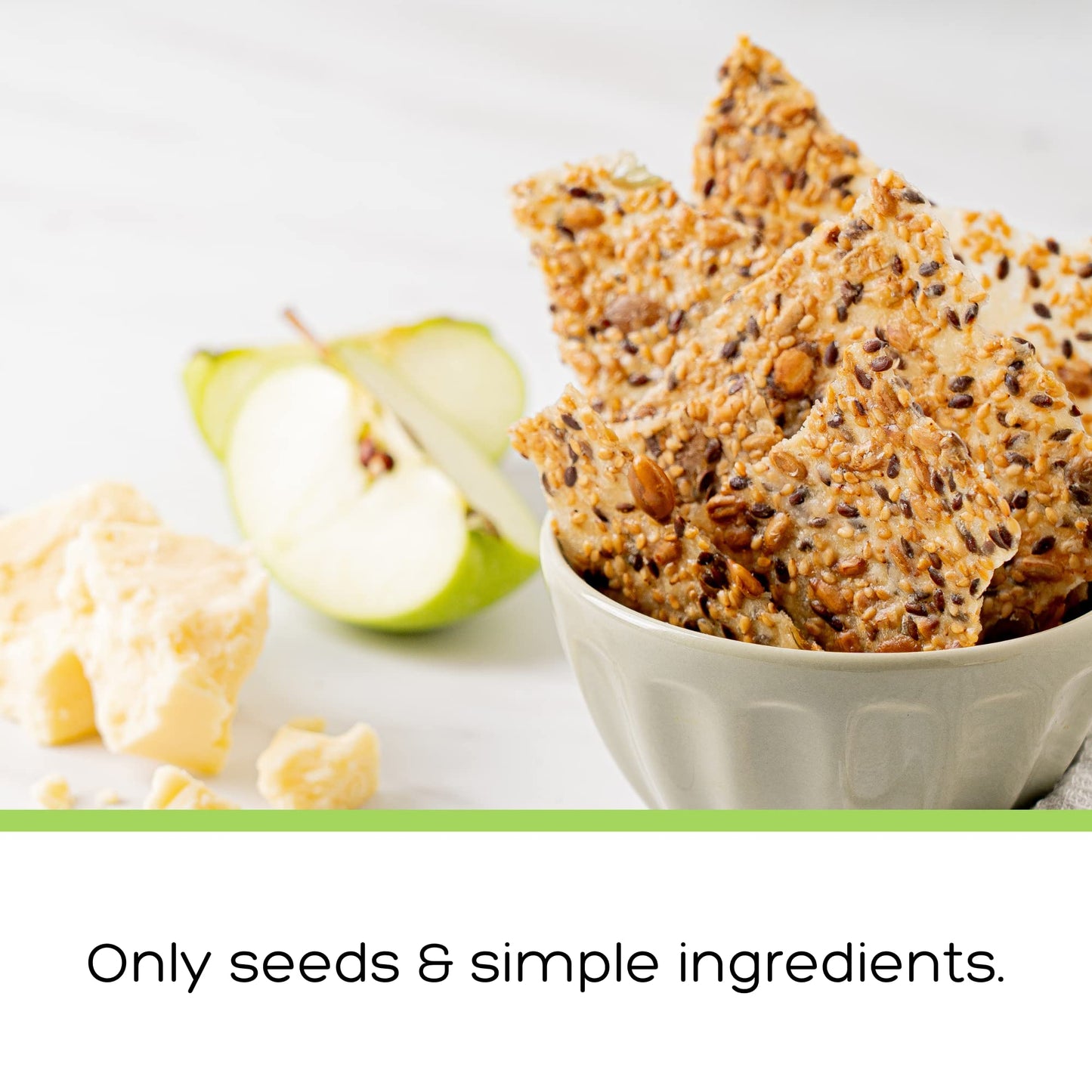 Top Seedz Certified Organic Gluten Free Crackers, Savory Sensation - Pack of 6