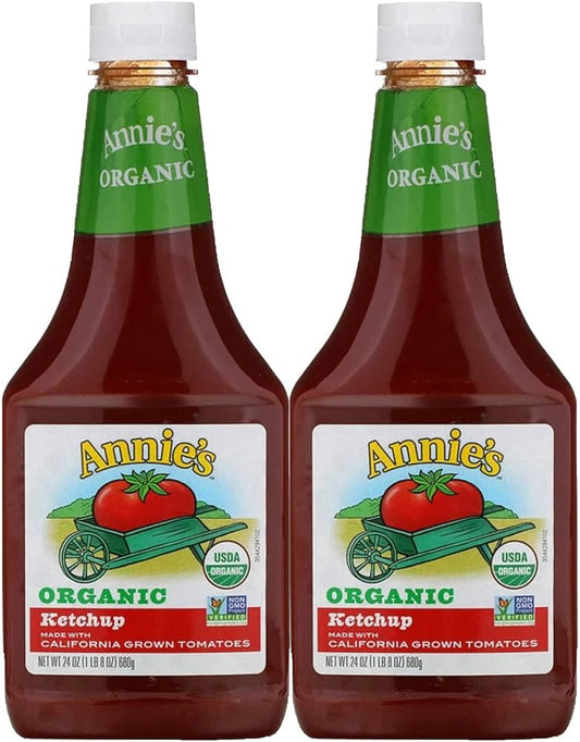 Annie's Homegrown Organic Ketchup - 24 oz - Pack of 2