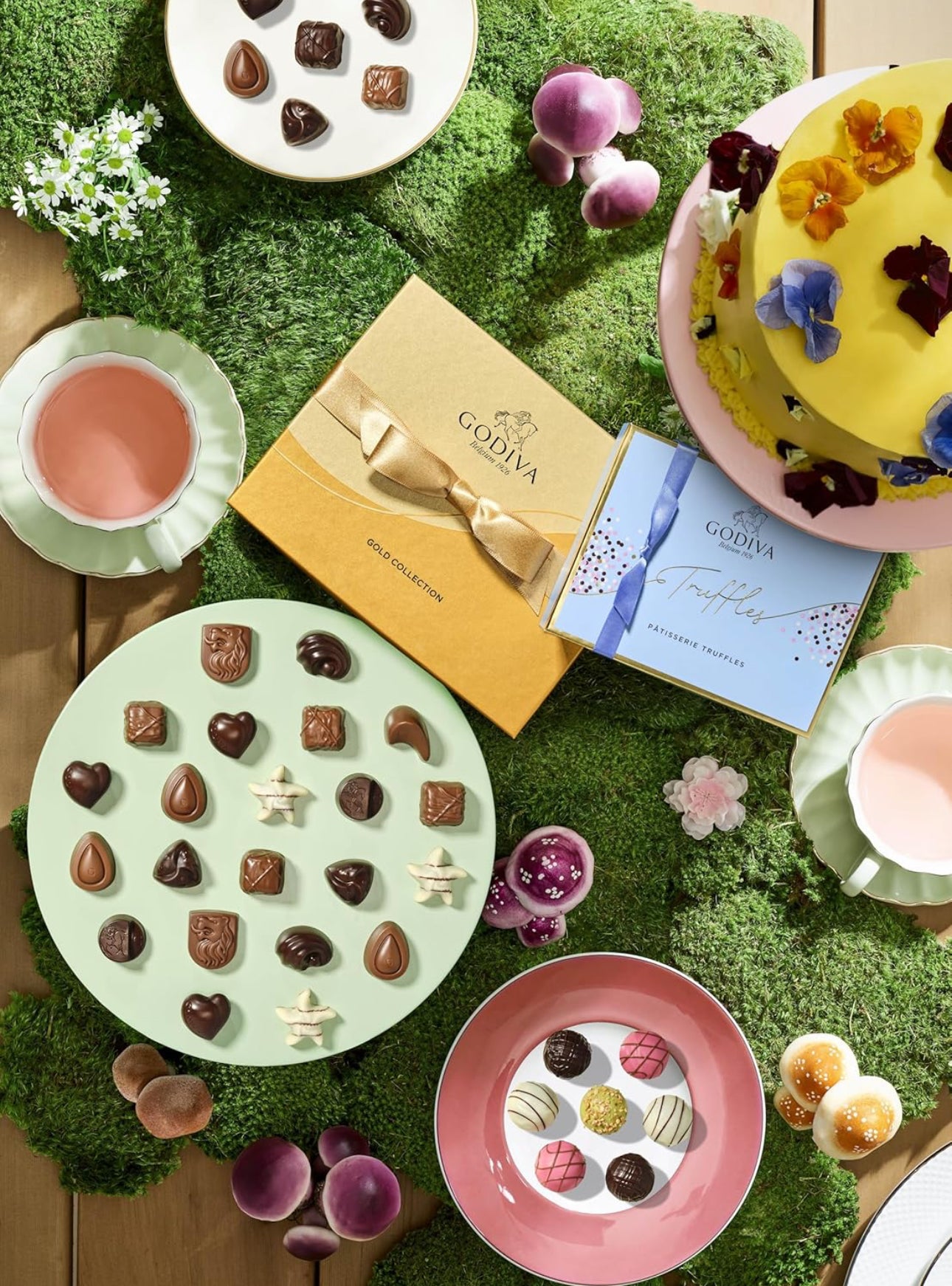 Godiva Assorted Chocolate Truffle Gift Box, Patisserie Dessert Gourmet Candy with Creamy Ganache, Gift Basket for Birthday, Thank You, Anniversary, Congratulations, 24-Piece