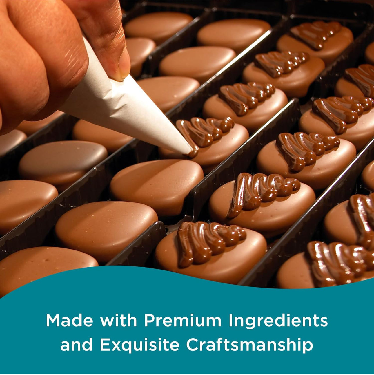 Godiva Assorted Chocolate Truffle Gift Box, Patisserie Dessert Gourmet Candy with Creamy Ganache, Gift Basket for Birthday, Thank You, Anniversary, Congratulations, 24-Piece