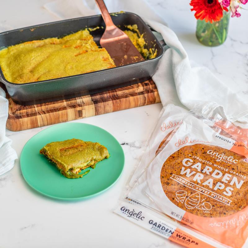 Sprouted Whole Grain Sweet Potato Wraps Tortillas