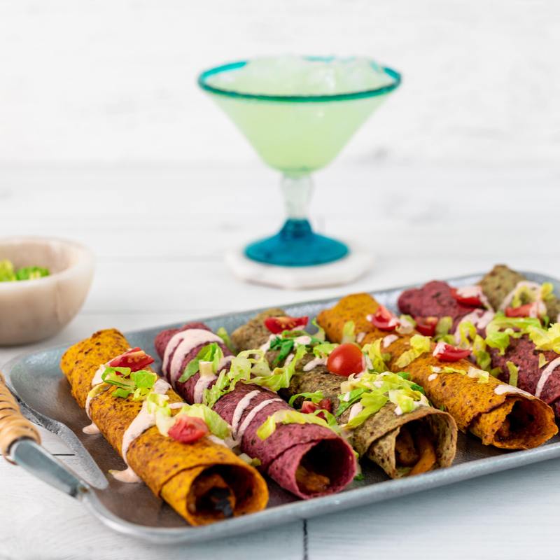 Sprouted Whole Grain Sweet Potato Wraps Tortillas