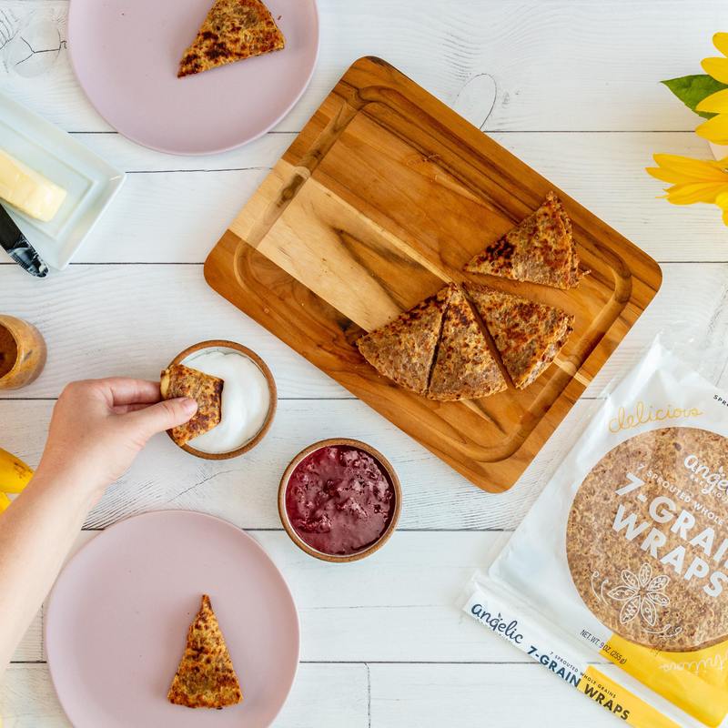 Sprouted Whole Grain Wraps Tortillas