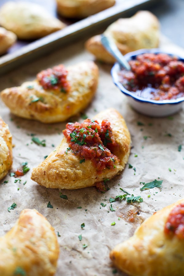 Creamy Jalapeño Chicken Empanadas