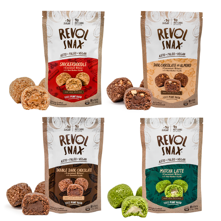 MATCHA LATTE BITES - 4 Pack Revolv Snax