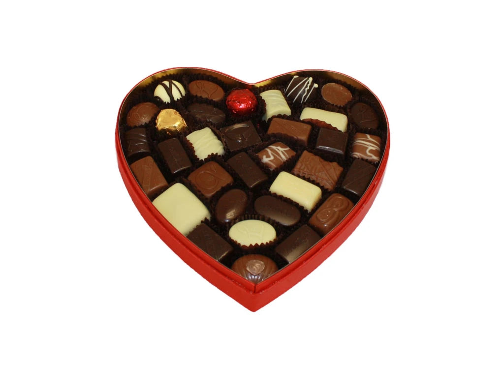 Leonidas Chocolates Large Valentines' Day Velvet Heart