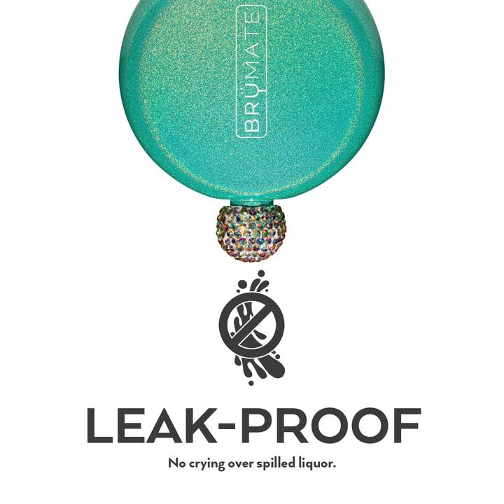 GLITTER FLASK |  SEAFOAM